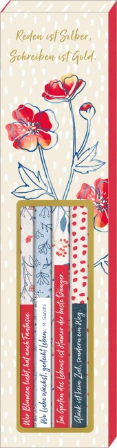 Bleistift-Set mit Sprüchen - 