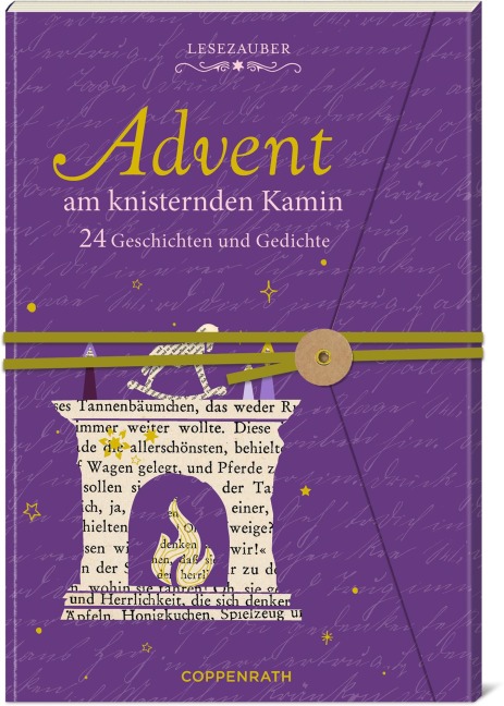 Brief-Adventskalenderbuch - Advent am knisternden Kamin - 