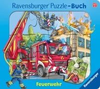 Cover-Bild zum Titel 'Ravensburger® Puzzle-Buch: Feuerwehr' von 'Steffi Korda'