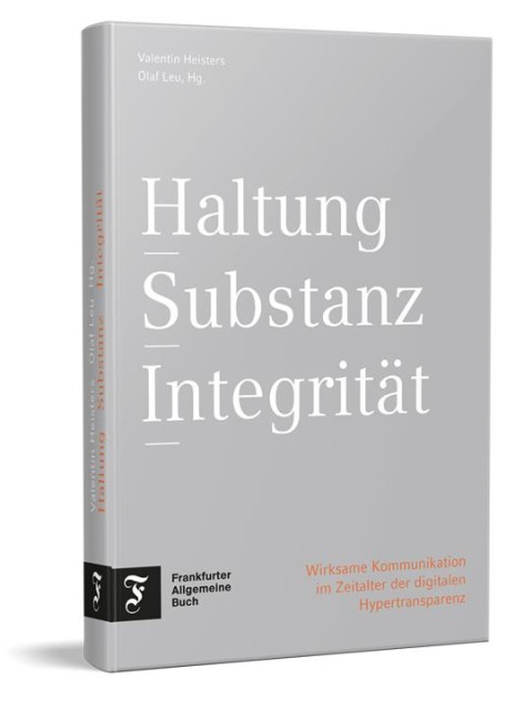 Haltung, Substanz, Integrität - 