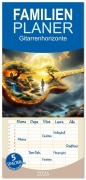 Cover-Bild zum Titel 'Familienplaner 2026 - Gitarrenhorizonte mit 5 Spalten (Wandkalender, 21 x 45 cm) CALVENDO' von 'Dusanka Djeric'