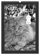 Katz & Maus (Wandkalender 2026 DIN A3 hoch), CALVENDO Monatskalender - Julia Schäfer