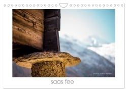 Cover-Bild zum Titel 'saas fee (Wandkalender 2027 DIN A4 quer), CALVENDO Monatskalender' von 'Saskia Wehler'