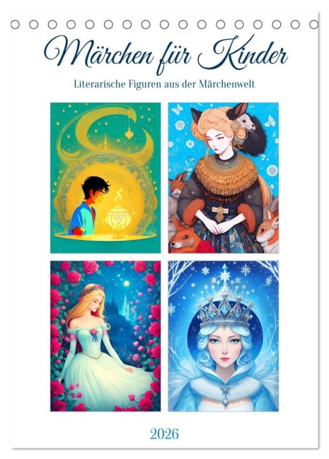 Märchen für Kinder (Tischkalender 2026 DIN A5 hoch), CALVENDO Monatskalender - Steffani Lehmann