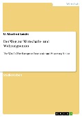 Cover-Bild zum Titel 'Der Weg zur Wirtschafts- und Währungsunion' von 'U. Manfred Leicht'