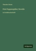 Cover-Bild zum Titel 'Pole Poppenspäler; Novelle' von 'Theodor Storm'