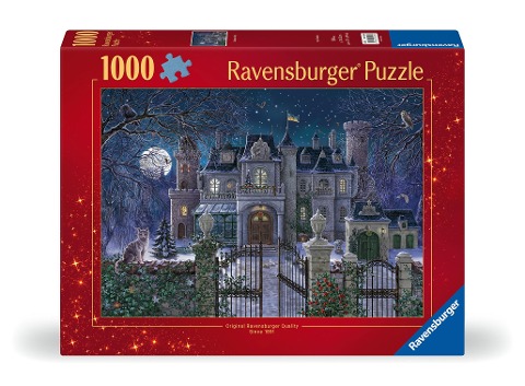 Erwachsenenpuzzle 1000 Teile - Die Weihnachtsvilla - 