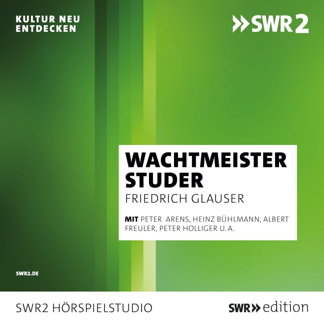 Wachtmeister Studer - Friedrich Glauser