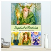 Cover-Bild zum Titel 'Mystische Druiden - Verbindung von Mythos, Natur und Magie (hochwertiger Premium Wandkalender 2026 DIN A2 hoch), Kunstdruck in Hochglanz' von 'Anja Frost'