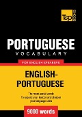 Cover-Bild zum Titel 'Portuguese vocabulary for English speakers - 9000 words' von 'Andrey Taranov'