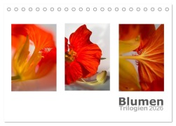 Cover-Bild zum Titel 'Blumen Trilogien (Tischkalender 2026 DIN A5 quer), CALVENDO Monatskalender' von 'Christiane Calmbacher'