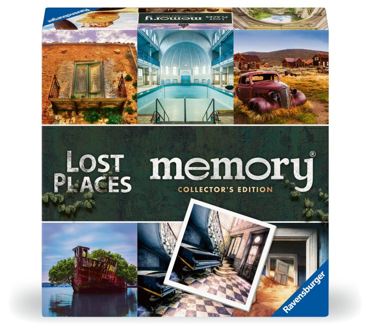 Collector's memory® Lost Places - Gesellschaftsspiel & Brettspiel ab 6 Jahre - William H. Hurter