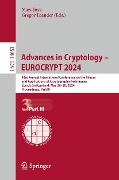 Advances in Cryptology - EUROCRYPT 2024 - 