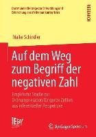 Auf dem Weg zum Begriff der negativen Zahl - Maike Schindler