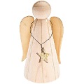 Cover-Bild zum Titel 'Holz-Engel mit Stern 10x5,3x4,4cm FSC 100%' von ''