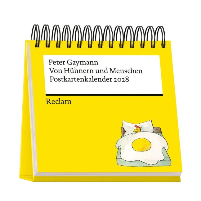 Von Hühnern und Menschen. Postkartenkalender 2028 - Peter Gaymann