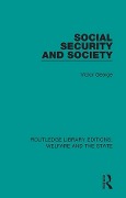 Cover-Bild zum Titel 'Social Security and Society' von 'Victor George'