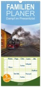 Cover-Bild zum Titel 'Familienplaner 2027 - Dampf im Pressnitztal mit 5 Spalten (Wandkalender, 21 x 45 cm) CALVENDO' von 'Matthias Bellmann'