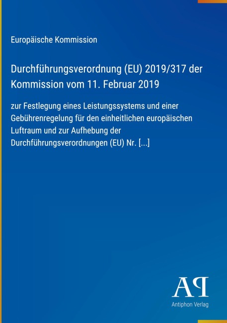 Durchführungsverordnung (EU) 2019/317 der Kommission vom 11. Februar 2019 - Europäische Kommission