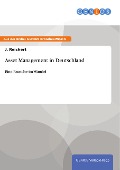 Cover-Bild zum Titel 'Asset Management in Deutschland' von 'J. Reichert'