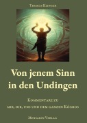 Cover-Bild zum Titel 'Von jenem Sinn in den Undingen' von 'Thomas Klinger'