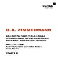 Concerto pour violoncelle/Photoptosis/Tratto I - Siegfried Palm