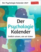 Cover-Bild zum Titel 'Der Psychologie-Kalender Tagesabreißkalender 2027 - Endlich wissen, wie wir ticken' von 'Kornelia Langer'
