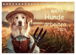 Cover-Bild zum Titel 'Wenn Hunde arbeiten (Tischkalender 2026 DIN A5 quer), CALVENDO Monatskalender' von 'Christiane Calmbacher'