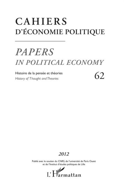 Cahiers d'economie politique - Collectif