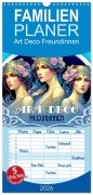Cover-Bild zum Titel 'Familienplaner 2026 - Art Deco Freundinnen mit 5 Spalten (Wandkalender, 21 x 45 cm) CALVENDO' von 'Garrulus Glandarius'
