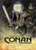 Cover-Bild zum Titel 'Conan der Cimmerier: Die Menschenfresser von Zamboula' von 'Robert E. Howard, Gess'