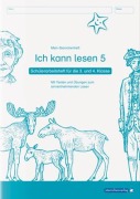 Cover-Bild zum Titel 'Ich kann lesen 5 - Schülerarbeitsheft für die 3. und 4. Klasse' von 'Katrin Langhans'
