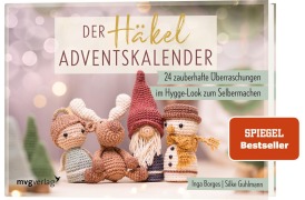 Cover-Bild zum Titel 'Der Häkel-Adventskalender' von 'Inga Borges, Silke Guhlmann, @Byfrauline, @Total_Verhaekelt'