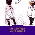 Cover-Bild zum Titel 'Die 120 Tage von Sodom II' von 'Marquis De Sade'