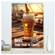 Beer (High Quality Premium Wall Calendar 2026 DIN A2 portrait),CALVENDO 12 Month Wall Calendar - Ally Bee
