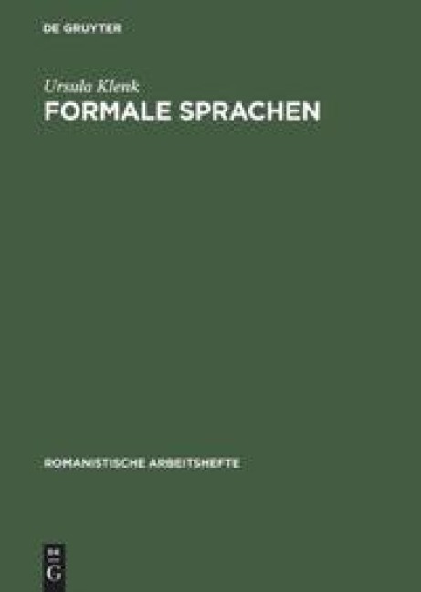 Formale Sprachen - Ursula Klenk