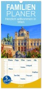 Cover-Bild zum Titel 'Familienplaner 2027 - Herzlich willkommen in Wien mit 5 Spalten (Wandkalender, 21 x 45 cm) CALVENDO' von 'Christa Kramer'
