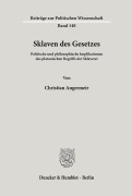 Cover-Bild zum Titel 'Sklaven des Gesetzes.' von 'Christian Angermeir'