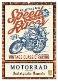 Motorrad - nostalgische Momente (Wandkalender 2024 DIN A2 hoch), CALVENDO Monatskalender - Peter Roder
