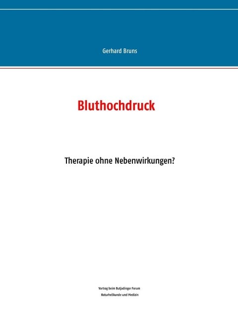 Bluthochdruck - Gerhard Bruns