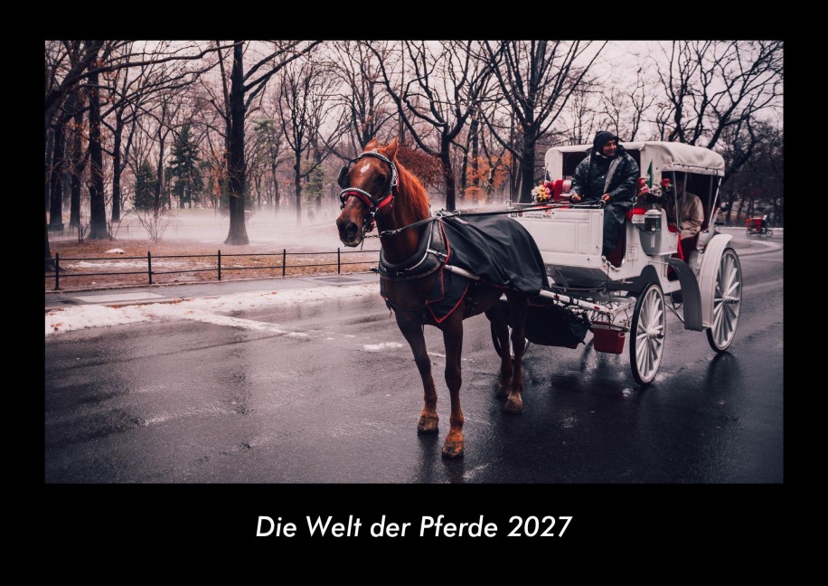 Die Welt der Pferde 2027 Fotokalender DIN A3 - Tobias Becker