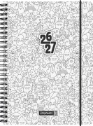 Cover-Bild zum Titel 'Schülerkalender 2026/2027 "ZENart" | A5, Kunststoff' von ''