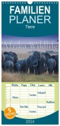 Familienplaner 2026 - Emotionale Momente: Afrika Wildlife. Part 3. mit 5 Spalten (Wandkalender, 21 x 45 cm) CALVENDO - Ingo Gerlach GDT