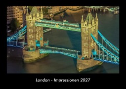 Cover-Bild zum Titel 'London - Impressionen 2027 Fotokalender DIN A3' von 'Tobias Schmitt, Kevin Heber'