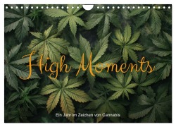 Cover-Bild zum Titel 'High Moments - Ein Jahr im Zeichen von Cannabis (Wandkalender 2026 DIN A4 quer), CALVENDO Monatskalender' von 'Artefacti Artefacti'
