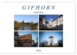 Cover-Bild zum Titel 'Gifhorn entdecken (Wandkalender 2026 DIN A2 quer), CALVENDO Monatskalender' von 'SchnelleWelten SchnelleWelten'