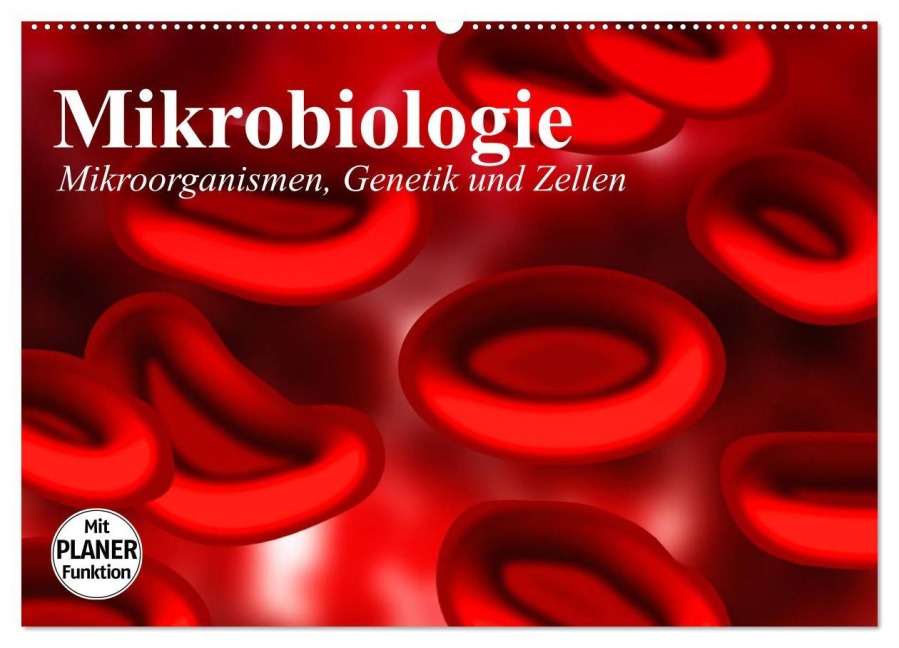 Mikrobiologie. Mikroorganismen, Genetik und Zellen (Wandkalender 2026 DIN A2 quer), CALVENDO Monatskalender - Elisabeth Stanzer