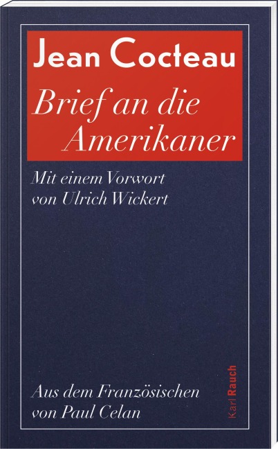 Brief an die Amerikaner - Jean Cocteau