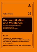 Cover-Bild zum Titel 'Kommunikation und Verstehen' von 'Holger Siever'