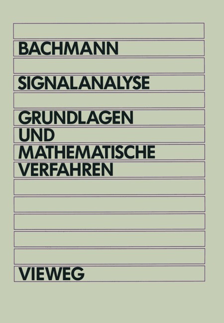 Signalanalyse - Wolfgang Bachmann